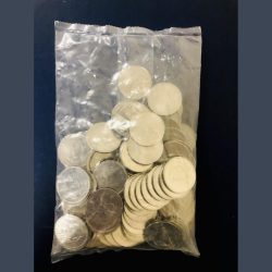 Alternative view of Rs 2 Definitive Issue 100 Coin Pouch RBI Seal Pouch Kolkata Mint 2021 Drop Series Extreme Rare