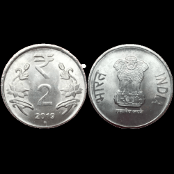 Rs 2 Hyderabad Definitive Issue 2019 Lotus Series Last Issue Extreme Rare 100 Coin Pouch