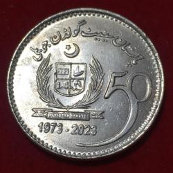 2023 Pakistan 50 Rupees Golden Jubilee of the Senate Commemorative issue Gem Unc #N229