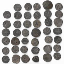 Coin Of The Gurjara Confederacy, On The Model Of The Sasanian Coinage Of Sindh Circa 570-712 Ce Western And Northwestern Regions Ancient Silver Coins Collection Quantity