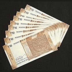 Alternative view of Ten Rs Ledder Number Set 9 Pcs Given with Birthday 111213 unc Condition sku 61