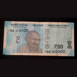 50 Rs Fancy Note 600000 Same Note Given B20