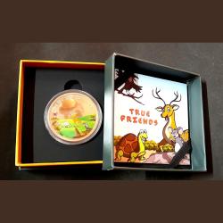 Panchatantra Colour Souvenir Coin On The True Friend Box Packing