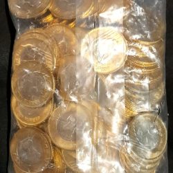 Alternative view of Ten Rs Scare Coin Pkt 2019 Noida Mint RBI Sealed Packed Rare Item