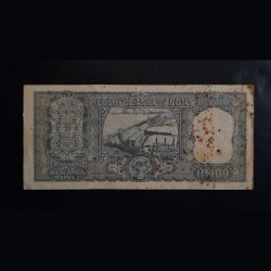 Alternative view of Rs 100 diamond issue very rare note signature L.K. Jha condition as image. Crispy condition Same an