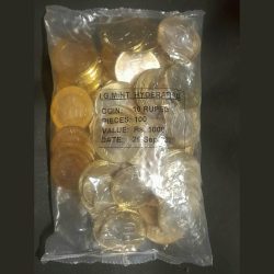 Alternative view of Ten Rs Scare Coin Pkt 2019 Hyderabad Mint RBI Sealed Packed Bunc pkt Scare Item