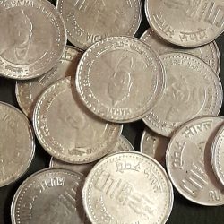 Alternative view of Five Rs FSS Commerrative Scare Coin Mix Jagath Guru or Basaveshwara 21 Pcs Given Good Condition