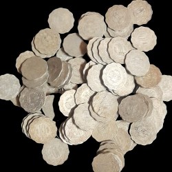 Ten Paise Aluminium Maganesium Coin Mix Year or Mints 95 Pcs Given