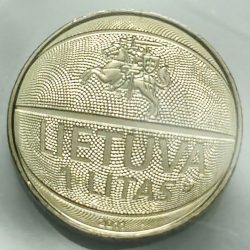 Lithuania Basket Ball Coin UNC