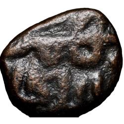 Copper 1/2 Falus of Bahaman Shah(AD1347-59) of Bahamani Sultanate Type BH21