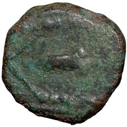 Copper Paisa of Makrai State (17th - 18th Cen. AD) Dagger & Trishul Type Unlisted Rare