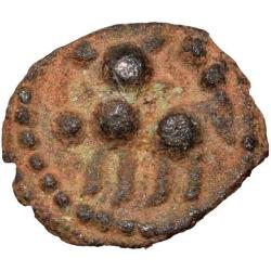 Silver Tara of Vijaynagar Kingdom (14th - 15th Cen. AD) of Devraya Period with Deer within dotted Ci