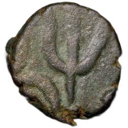 Copper 2 Pies of Mewar State INO Shah Alam II (AD1759-1806) with Trishul KM C2.2 Scarce