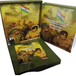 Operation Vijay Divas 1971 Colour Coin Limited Issue By India Government Unique and Rare