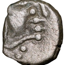 Silver Drachma of Skandagupta(AD455-467) of Gupta Dynasty Fire-Alter Type