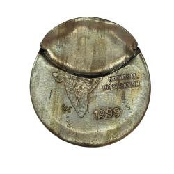 Rs 2 Copper Nickel Massive Error Multiple Strike 1999 Issue National Integration Unique and Rare