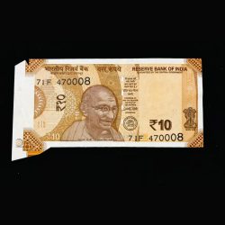 Rs 10 Latest Issue Extra Paper Butterfly Error Unique and Rare