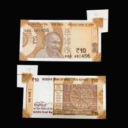 Rs 10 Latest Issue Extra Paper Butterfly Error Unique and Rare