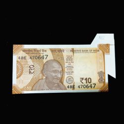 Rs 10 Latest Issue Extra Paper Butterfly Error Unique and Rare