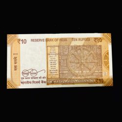 Alternative view of Rs 10 Latest Issue One Side No Number Very Unique and Rare