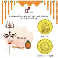 8 Gram 999 Pure Gold Maa Durga series Issue India Gov Mint Mumbai Discontinued Edition Unique