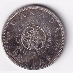 Canada 1 Dollar - Elizabeth II Confederation Conferences Commemorative issue weight23.33g Coin#Z-206