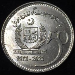 2023 Pakistan 50 Rupees Golden Jubilee of the Senate Commemorative issue Coin #Z48