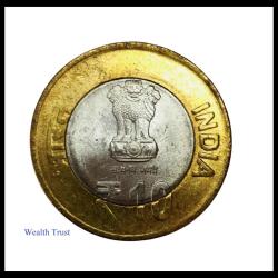 Alternative view of Rs 10 India Government Issue Lala Lajpat Rai Kolkata Mint Unlisted Issue Single Coin