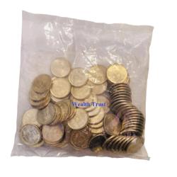 Rs 5 Golden Issue India Gov Mint Mumbai 2010 Very Rare RBI Seal Pouch