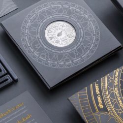 Alternative view of An Extra Ordinary Special Limited Issue Of India Government Mint Mumbai The Ashtamangal CN Proof