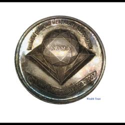 Mumbai Diamond Merchant Association 100 Years Completion Token 50gm 999 Pure Silver