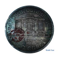 2013 1 Oz EUR Austrian Silver Philharmonic Coin Overtone 9999 Pure Silver