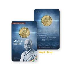 Rs 5 India Government Issue Motilal Nehru Single Coin Blister Pack