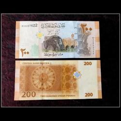 SYRIA 200 POUNDS World Banknote With Gem Unc Coindition