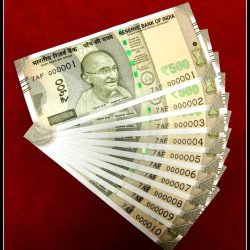 Rs 500 000001 TO 10 Shaktikant Das Issue GEM UNC Rare