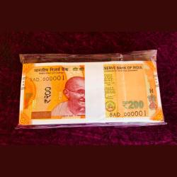 Rs 200 India Banknote Low Serial Fancy Number 000001 to 000100 Note Gem UNC Unique 2022 Issue