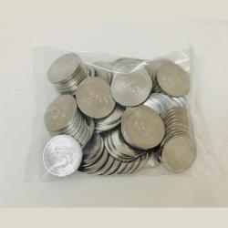 Rs 2 RBI Seal 100 Coin Pouch Delhi Games 2010 Top Luster Commemorative Issue