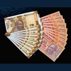 Rs 10 Old and New 000110 to 000990 Fancy Set Twin Pair Unique Old and New combination Rare