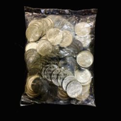 Re 1 RBI Seal 100 Coin Pouch 2014 Mumbai Mint Top Luster Diamond Mark Definitive Issue