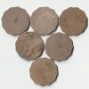 6 Coins Set of One Anna Copper-Nickel Coins of King George V and George VI British India Coinage
