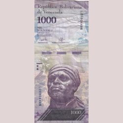 Venezuela 1000 Bolívares Standard bank Note lowest Price