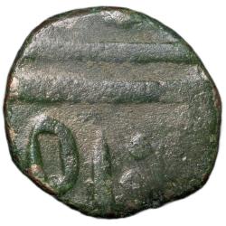 Copper Paisa of Gwalior State INO Shah Alam II (AD 1759-1806) of Burhanpur Mint