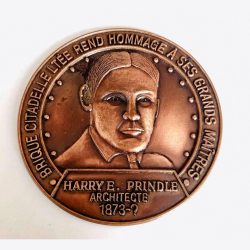 Canada Medal Harry E Prindle Architecte 1873 To 1928 Construction Beautiful Unc Medal