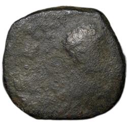 Copper Dracham of Kujula Kadphasis( AD 30-80) of Kushana Dynasty Portrait Issue Very Rare