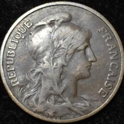 Alternative view of 1916 France 5 Centimes Rare Coin #V81
