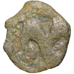 Lead coin of Post-Satavahana (1st Cen. AD) with Galloping Lion facing to right
