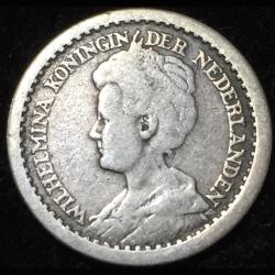 1912 Netherlands 10 Cents - Wilhelmina Silver Rare Lowest Price Coin #V197