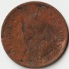 One Quarter Anna 1911 Bronze Coin of King George V British India Coinage