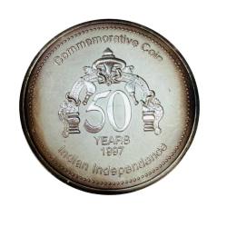 Alternative view of 1997 Issue 50 Year Of Independence Unique and Rare Strike Perth Mint