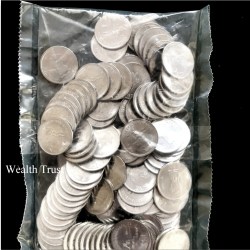 Alternative view of Latest New 1 RS 2023 MUMBAI Mint 100 Coin Seal Pouch Famous AKAM Series 75 Year of Independence